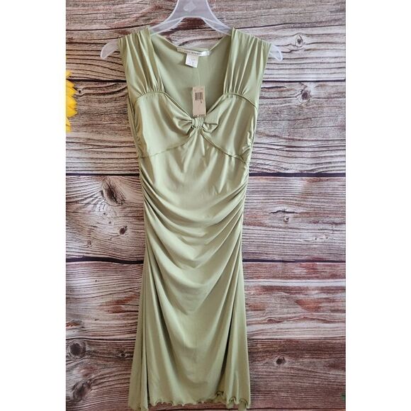 Max Studio lt sage Woman's Midi Dress Small NWT - Picture 1 of 7